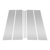 Chevy Suburban Silver Tone 6x Pillar Window Trim (2021-2023)