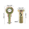 Motorcycle M10x1 / Banjo Bolt with Copper Washers