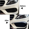 Mercedes Benz C-Class W205 (2015-2018) Black Fog Light Cover Trim