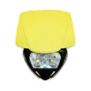 PIT Trail Dirt Motorcycle MX Bike Yellow Black Head Light Lamp + Strip