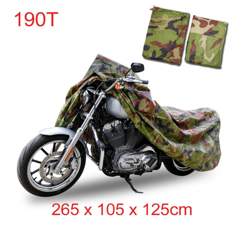 Motorcycle Motorcycle Cover / XXL / Rain Dust Camouflage Waterproof