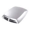 Silver Universal Car Decorative Air Flow Intake Hood Scoop Vent Cover