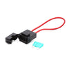 Universal Use 8 x 12-24V Plastic Wired Mini Inline Blade Fuse Holders