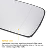 BMW 3 Series Right Side Heated White Mirror Glass (E30, E36)