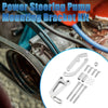 Chevy Silver Tone Power Steering Pump Bracket Adjustable Kit