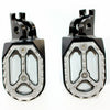 Honda CRF250 Motorcycle CNC Black Stainless Foot Pegs (2004-2023)
