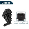 Jeep Windshield Washer Nozzle & Gasket, Fluid Hose (2011-2018)