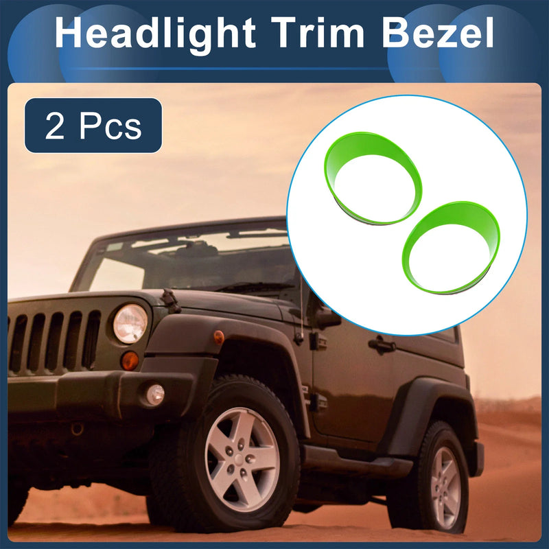Jeep Wrangler 2 x Front Left & Right Headlight Trim Bezels (2027)