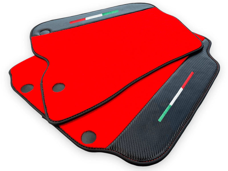 Ferrari 812 Superfast (2017-2023) - AutoWin Brand Red Floor Mats