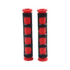 Universal Motorcycle Brake Clutch Handle Grips Red Rubber Sleeve Cover