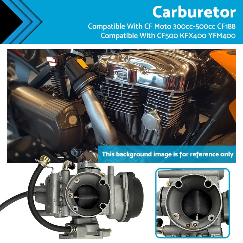 CF Moto 300cc-500cc CF188 CF500 KFX400 YFM400 Carburettor