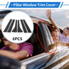 Hyundai Palisade (2020-2023) Carbon Fiber 6 Pcs Door Pillar Window Trim