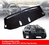 Ford Ranger Wildtrak 2016-2017 Dashboard Mat (LHD)