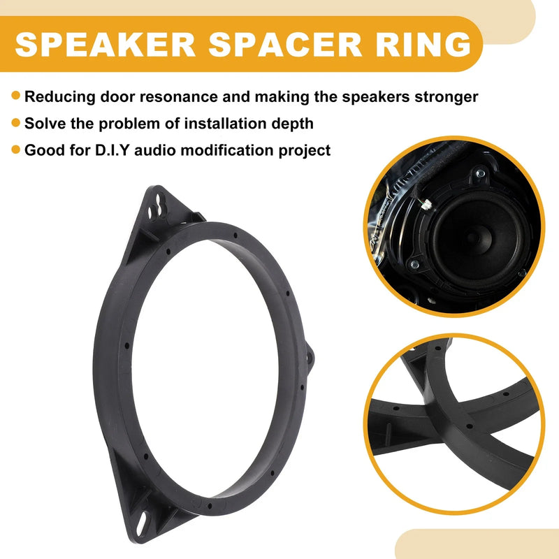 Nissan Qashqai Tweeter Speaker Spacer Rings (2007-2013)