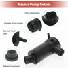 Toyota Windshield Washer Pump w/ Grommet (2000-2006)