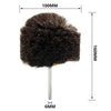 Wood & Metal Rotary Tool 4" Horsehair Polishing Wheel Buffing Brush