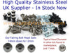 Stainless Steel Fairing Cowl & Screen Bolt Screw Clip Kit Aprilia RS4 50