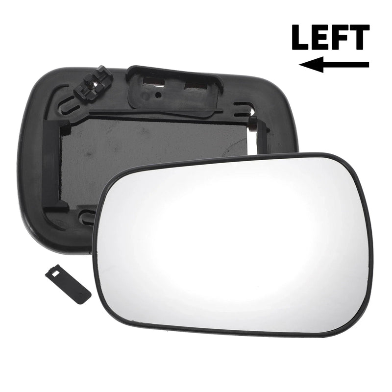 Ford Fiesta Left Side White Mirror Glass (2002-2005)