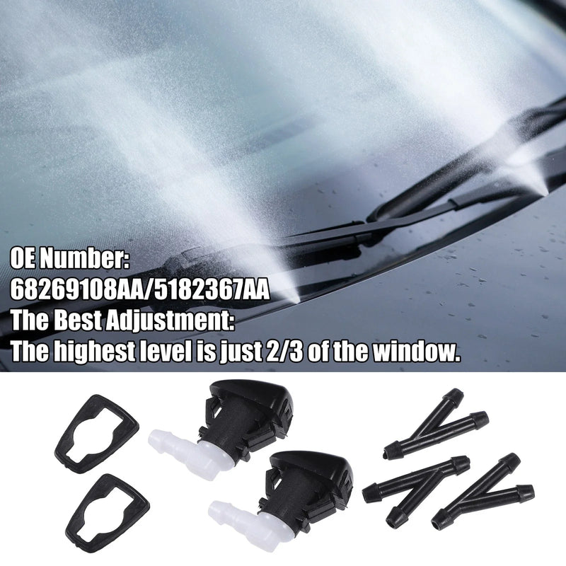 Dodge Durango Car Windshield Washer Nozzle Set (2011-2023)