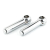 Motorcycles 2 x 5" Chrome Handlebar Riser Clamp Kit