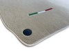 Maserati Quattroporte with Emblem LHD Beige Floor Mats (New)