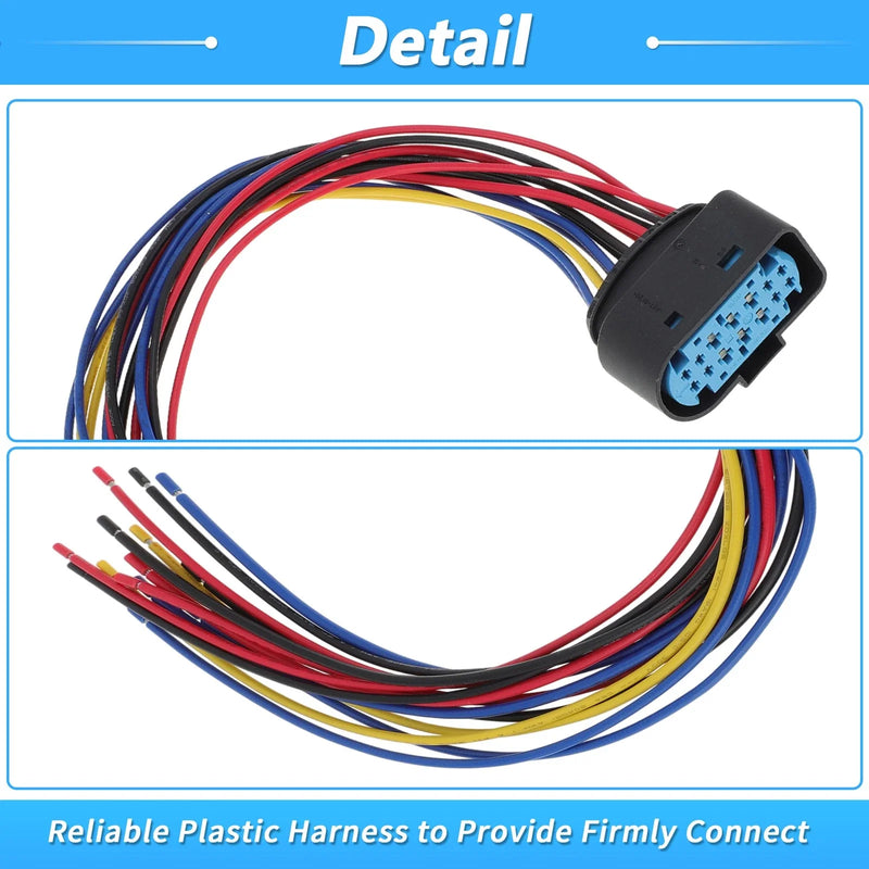 Ford Focus 14-Pin Headlight Connector Pigtail Plug (2012-2018)