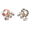 2 x Car Battery Terminal Connector TopPost Positive Negative Heavy Duty