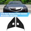Acura TLX Carbon Fiber Front Door Window A-Pillar Speaker Trim