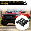 Dodge Ram 1500 ABS Black 4pcs Exterior Door Handle Cover (2009-2018)