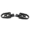 Harley Dyna Sportster Bobber Black  Wide Fat Foot Pegs MX Style