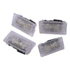 Tesla Model 3, S, X 4 x White LED Interior Light Lamps (2017-2023)