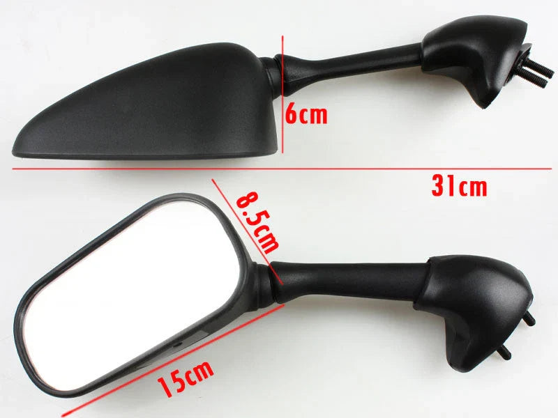 Yamaha YZF-R6 2001-2002 Black Mirrors