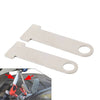 Scooter 2 x Universal Motorcycle Helmet Strap D-Ring Steel Lock Extensions