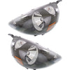 Left & Right Headlights For Honda Fit 2007-2008 Halogen