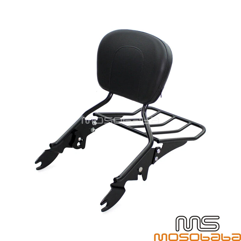 Harley Touring Street Glide Detachable Sissy Bar Backrest Luggage Rack (09-17)