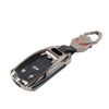 Audi A4 A5 S5 SQ5 Q5 Q7 TT 1x Black Smart Remote Key Fob Cover (2008-2023)