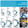6pcs Precision Outside Micrometer Set 0-150mm Carbide Machinist Tool