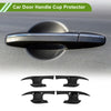 Toyota Camry Gloss Black 4 x Door Handle Cup Protectors