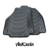 Ferrari 458 Spider | AutoWin | Yellow Stitching Black Leather Car Mats