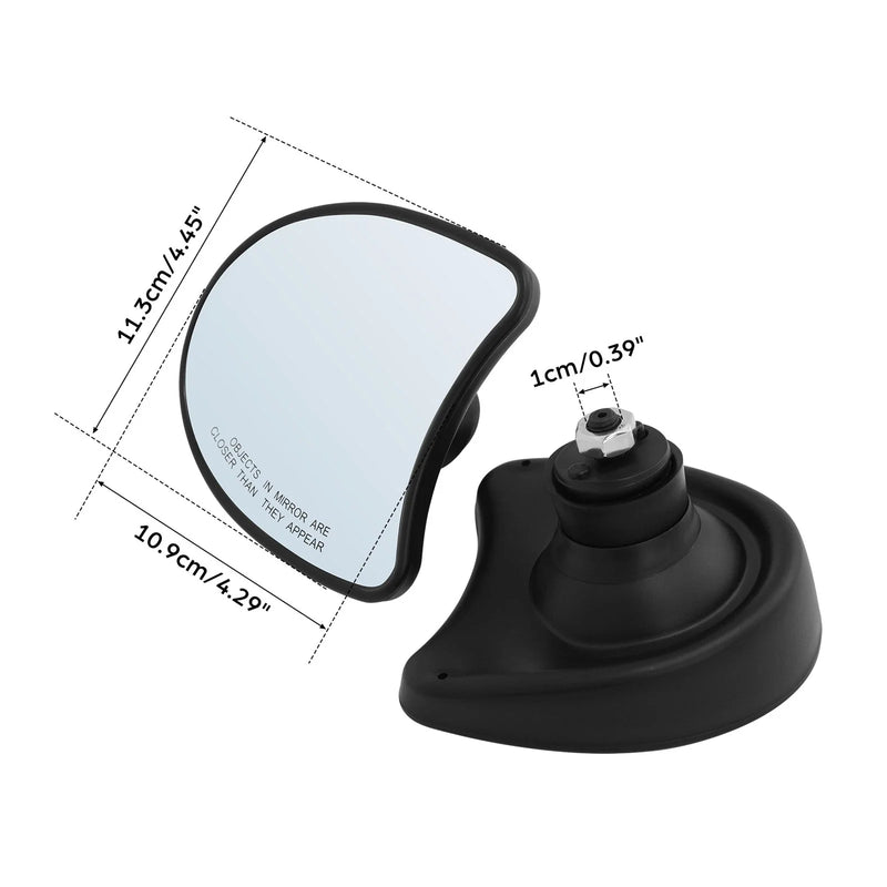 Harley Touring Electra Glide 10mm Fairing Mount Rear View Mirrors (96-13)