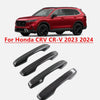 Honda CR-V 4PCS Carbon Fiber Out Side Door Handle Cover Trim (2023–2024)