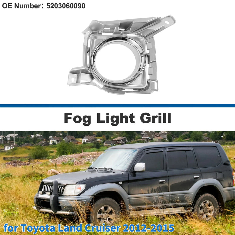 Toyota Land Cruiser Front Right Fog Light Grill (2012–2015)