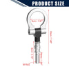 Mazda 3 Silver Tone Round Bumper Tow Hook Eye Ring Screw (2004-2013)