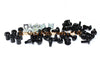 Suzuki GSX-R 750 Fairing Bolts Clip Bolts Black Aluminium (1996–2000)