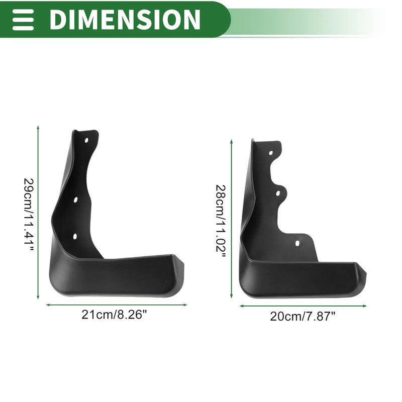 Honda Elysion Mud Flaps Splash Guards Front & Rear (2012-2015)