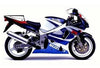 Suzuki GSX-R750 Carenado Parabrisas Pernos Clip Aluminio Negro (2004–2005)