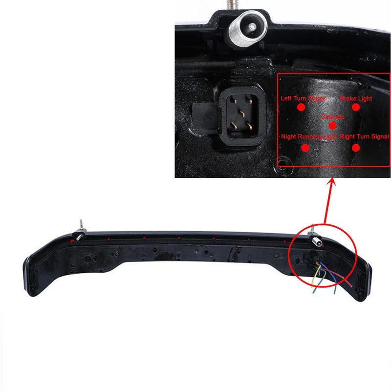 Harley Touring Brake Tail Light Side Markers Wiring Harness (2014-2023)