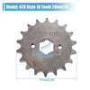 Dirt Pit Bike ATV 428-Style 18T 20mm ID Front Engine Sprocket Set