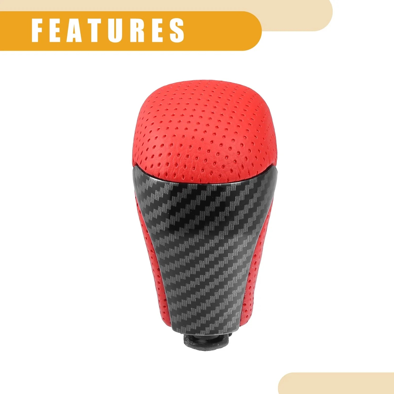 Gear Shift Knob for Toyota Tacoma 2016-2022 - Inner Shifter Knob, Red