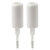Yamaha & Suzuki White Frame Sliders Anti Crash Protectors